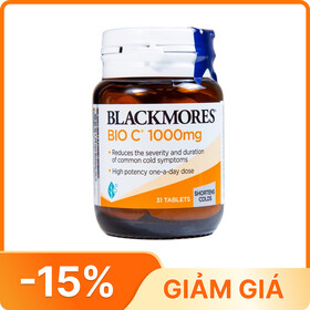 Thực phẩm bảo vệ sức khỏe Blackmores Bio C 1000mg (31 viên)