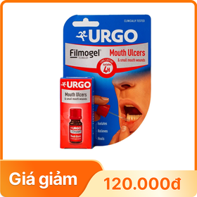 Gel Urgo Mouth Ulcers vị trái cây hỗ trợ điều trị vết loét, vết thương nhỏ trong miệng (6ml)