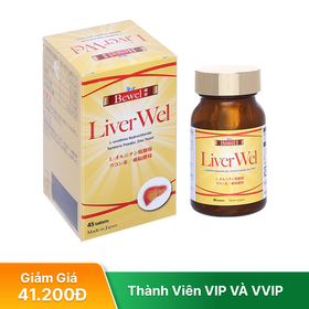 Thực phẩm bảo vệ sức khỏe Bewel Liverwel (45 viên)