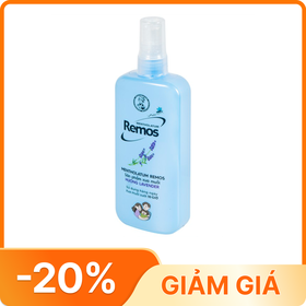 Xịt chống muỗi Remos hương Lavender xua muỗi suốt 10 giờ chai 150ml