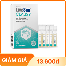 Thực phẩm bảo vệ sức khỏe Livespo Clausy (10 ống x 5ml)