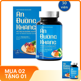 Thực phẩm bảo vệ sức khoẻ An Đường Khang hỗ trợ hạ đường huyết (30 viên)