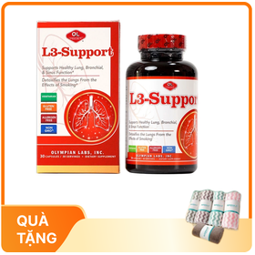 Thực phẩm bảo vệ sức khỏe L3-Support bổ phổi, phế quản (30 viên)
