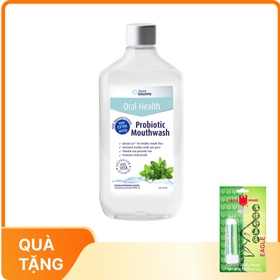Nước súc miệng men vi sinh Henry Blooms Probiotic Mouthwash diệt khuẩn, bảo vệ răng miệng 375ml