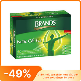 Nước Cốt Gà BRAND'S® cung cấp dinh dưỡng, tăng cường sức khỏe (42ml x 6 lọ)