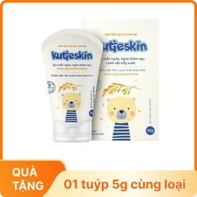 Kem bôi dịu da Kutieskin hỗ trợ làm dịu da, ngừa thâm sẹo cho bé (Tuýp 30g)
