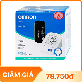 Máy đo huyết áp bắp tay Omron HEM-7156T
