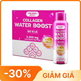 Nước uống Collagen Welson Beauty 10x water boost (6 chai)