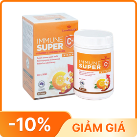Viên uống hỗ trợ tăng sức đề kháng LunaRosaQ Immune Super C+ (Hộp 60 viên)