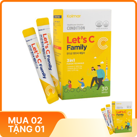 Thực phẩm bảo vệ sức khoẻ Kolmar Condition Let’s C Family - Hộp 30 gói