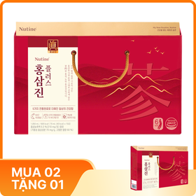 Thực phẩm bảo vệ sức khoẻ nước hồng sâm Hongsamjin Plus - 15 gói x 70ml