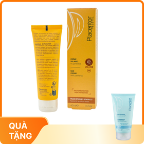 Kem chống nắng Placentor Vegetal Sun Cream SPF50 UVA-UVB Face and Sentive Areas (40ml)