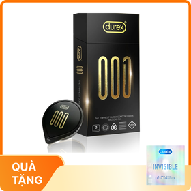 Bao Cao Su Durex 001 (Hộp 3 cái)