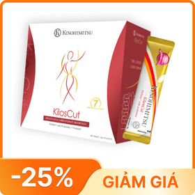 Bột uống giảm cân và giảm mỡ nội tạng cao cấp Kinohimitsu Kiloscut (10g X 30 Gói)