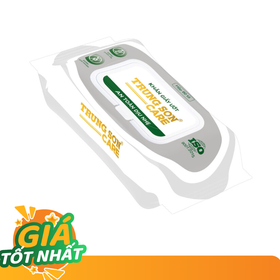 Khăn Giấy Ướt Trung Sơn Care (Bịch 80 tờ)