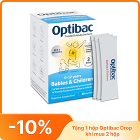 Thực phẩm bảo vệ sức khoẻ Optibac Babies & Children (Hộp 30 gói)