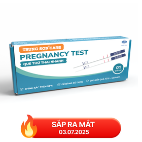 Que Thử Thai Nhanh Trung Sơn Care