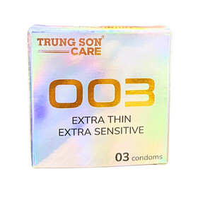 Bao Cao Su Extra Thin Trung Sơn Care (Hộp 03 cái)