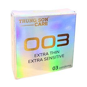 Bao Cao Su Extra Thin Trung Sơn Care (Hộp 03 cái)