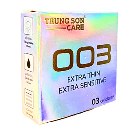 Bao Cao Su Extra Thin Trung Sơn Care (Hộp 03 cái)