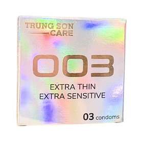 Bao Cao Su Extra Thin Trung Sơn Care (Hộp 03 cái)