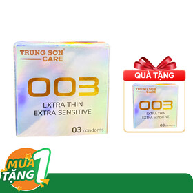 Bao Cao Su Extra Thin Trung Sơn Care (Hộp 03 cái)