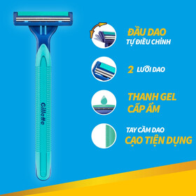 Dao cạo Gillette Blue  2 Flexi (Bịch 07 cái)