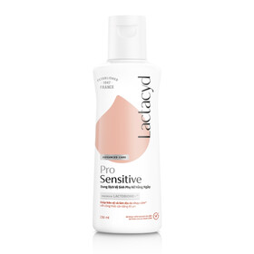 Dung dịch vệ sinh phụ nữ Lactacyd Pro Sensitive kháng khuẩn, giảm ngứa (150ml)