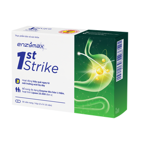Enzymax First Strike Hỗ Trợ Giảm Chứng Đầy Bụng, Khó Tiêu (Hộp 30 Viên)