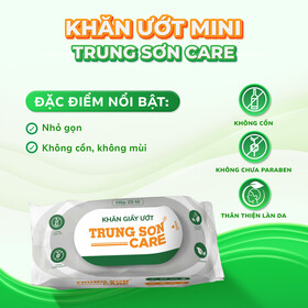 Khăn Giấy Ướt Trung Sơn Care (Hộp 20 tờ)