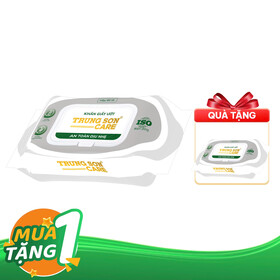Khăn Giấy Ướt Trung Sơn Care (Hộp 80 tờ)