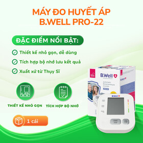 Máy đo huyết áp Bwell Pro 22