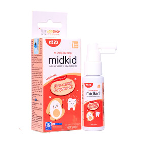 Xịt chống sâu răng midkid hương táo (20ml)