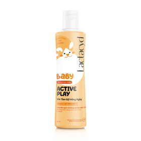 Sữa tắm gội Lactacyd Baby Active Play giúp dưỡng ẩm, giảm kích ứng cho da bé chai (250ml)