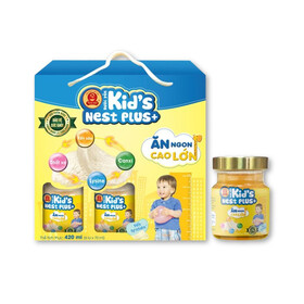 Yến Thiên Việt Kids Grow hỗ trợ tiêu hóa và phát triển chiều cao (Hộp 6 lọ)