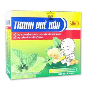 Thanh Phế Hầu hỗ trợ giảm ho, đau rát họng, cảm lạnh (Hộp 30 gói)