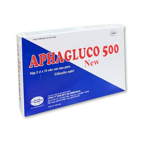 Amegluco 500mg hỗ trợ phục hồi chức năng não sau tai biến, cải thiện trí nhớ (Hộp 20 viên)