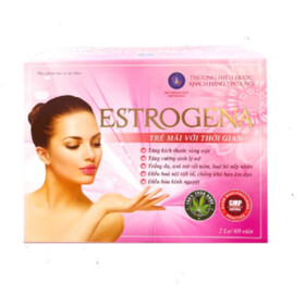 Estrogena hỗ trợ cải thiện nội tiết tố nữ, làm đẹp da, điều hòa kinh nguyệt (Hộp 60 viên)