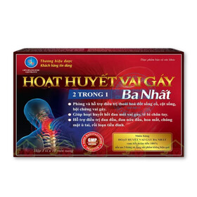 Hoạt Huyết Vai Gáy Ba Nhất cải thiện tuần hoàn não, giảm tê bì chân tay (Hộp 30 viên)