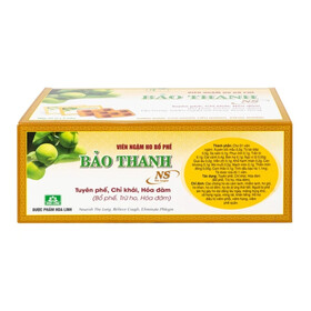 Viên ngậm Bảo Thanh không đường Hoa Linh bổ phế, trừ ho, hóa đờm (20 vỉ x 5 viên)