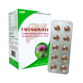 Viên uống Cadumarin Fort Mediphar bổ gan, bảo vệ tế bào gan (10 vỉ x 10 viên)