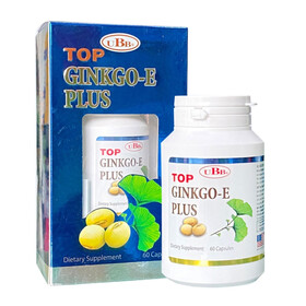 Viên uống Ginko-E Plus UBB tăng cường tuần hoàn máu (60 viên)