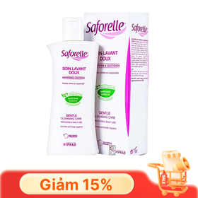 Dung dịch vệ sinh phụ nữ Saforelle Soin Lavant Doux cho da nhạy cảm (250ml)