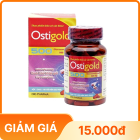 Viên nén Ostigold 500 DHG bổ khớp bổ sung chất nhầy dịch khớp, hỗ trợ làm trơn khớp (100 viên)