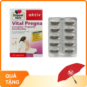 Viên uống bổ sung Vitamin cho bà bầu Aktiv Vital Pregna - Hộp 30 viên