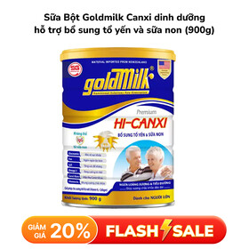 Sữa Bột Goldmilk Canxi dinh dưỡng ngừa loãng xương tiểu đường (900gr)