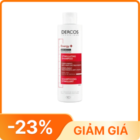 Dầu gội Vichy Dercos Energising Shampoo dưỡng tóc, giảm rụng tóc (200ml)