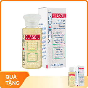 Dầu dưỡng Medicosh Elasoil giúp dưỡng ẩm, giảm rạn và đều màu da (chai 75ml)