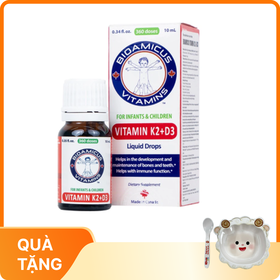 Thực phẩm bảo vệ sức khoẻ BioAmicus Vitamin K2 + D3 (10ml)