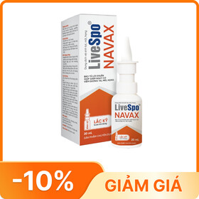 Dung dịch vệ sinh tai, mũi, họng LiveSpo NAVAX (20ml)